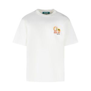 Barrow White Cotton T-Shirt Men